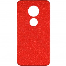 Capa para Motorola Moto E5 Play - Gliter New Vermelha